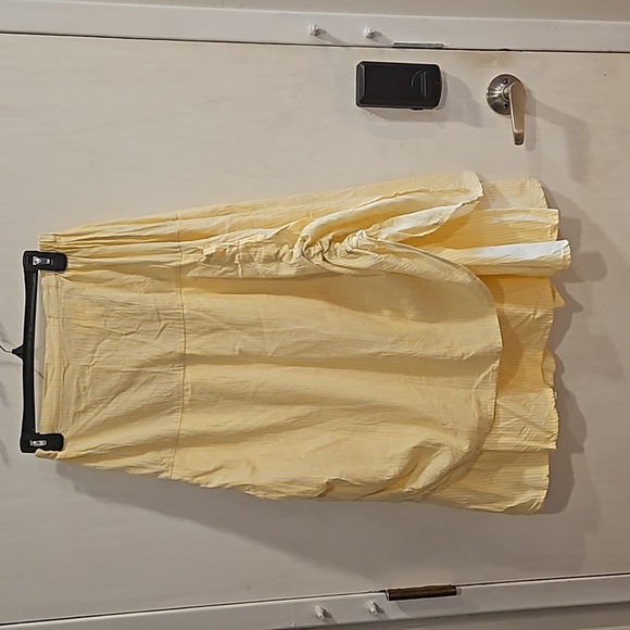 Krista Larson Striped Yellow Rococo USA Handmade Skirt NWT - Picture 3 of 8